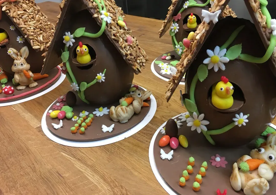 Nids de Pâques en chocolat